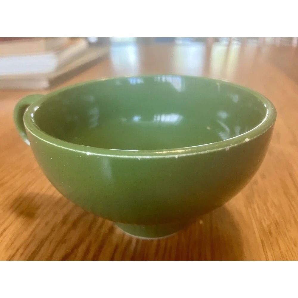 Homer Laughlin Dura-Print Charm House Forest Green Cup